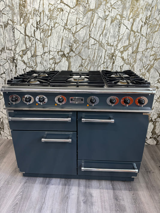 Falcon 110 Range Cooker in Anthracite Grey & Chrome Dual Fuel REF F32